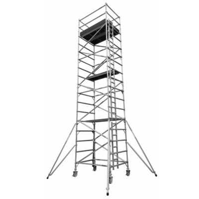 Anodized Mobile Aluminium Scaffold Tower Easy Assemble / Disassemble