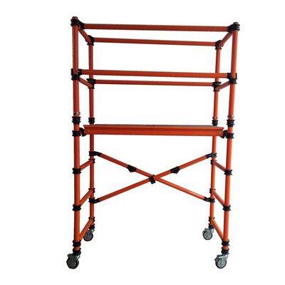 İyi bir fiyat. Anodized Aluminium Scaffold Tower Easy Assembling Portable Lightweight Durable Platform for Construction Maintenance and Industrial çevrimiçi